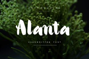 Alanta: A Hand-Written Font for Creative Branding