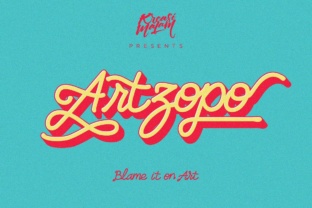Artzopo: A Handmade Font for Crafters and Creators