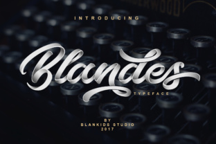 Blandes Font: A Web Designer’s Guide to Bold Script