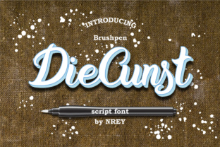 DieCunst: A Handcrafted Script Font for Editorial Elegance