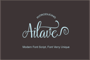 Discover the Elegance of Ailave: A Versatile Calligraphy Font