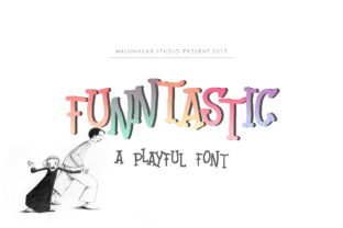 Funntastic Font: A Playful Display Typeface for Editorial Design