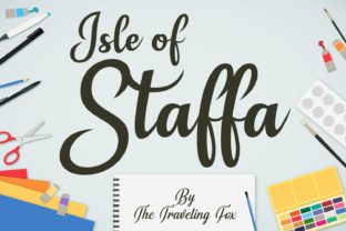 Isle of Staffa Font: Bold Script for Campaigns