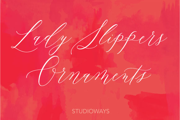 Lady Slippers Ornaments Font: Elevating Brand Identity
