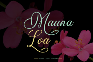 Mauna Loa Font: Elegant Script for Digital Campaigns