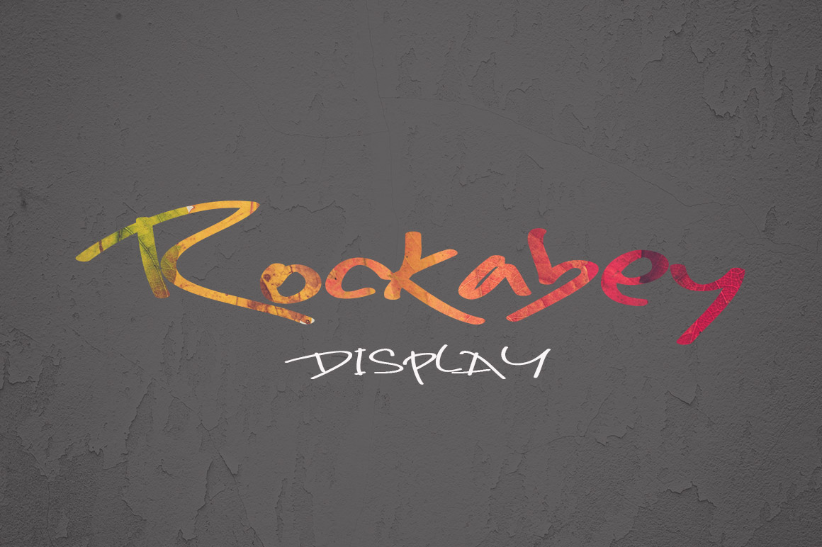 Rockabey Font: Modern Handwritten Style for Crafters
