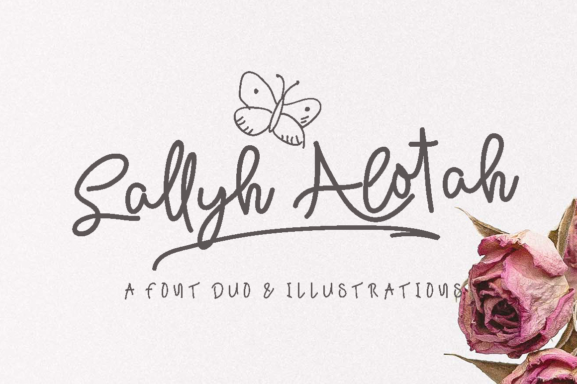 Sallyh Alotah Font: Modern Script for Campaign Visuals