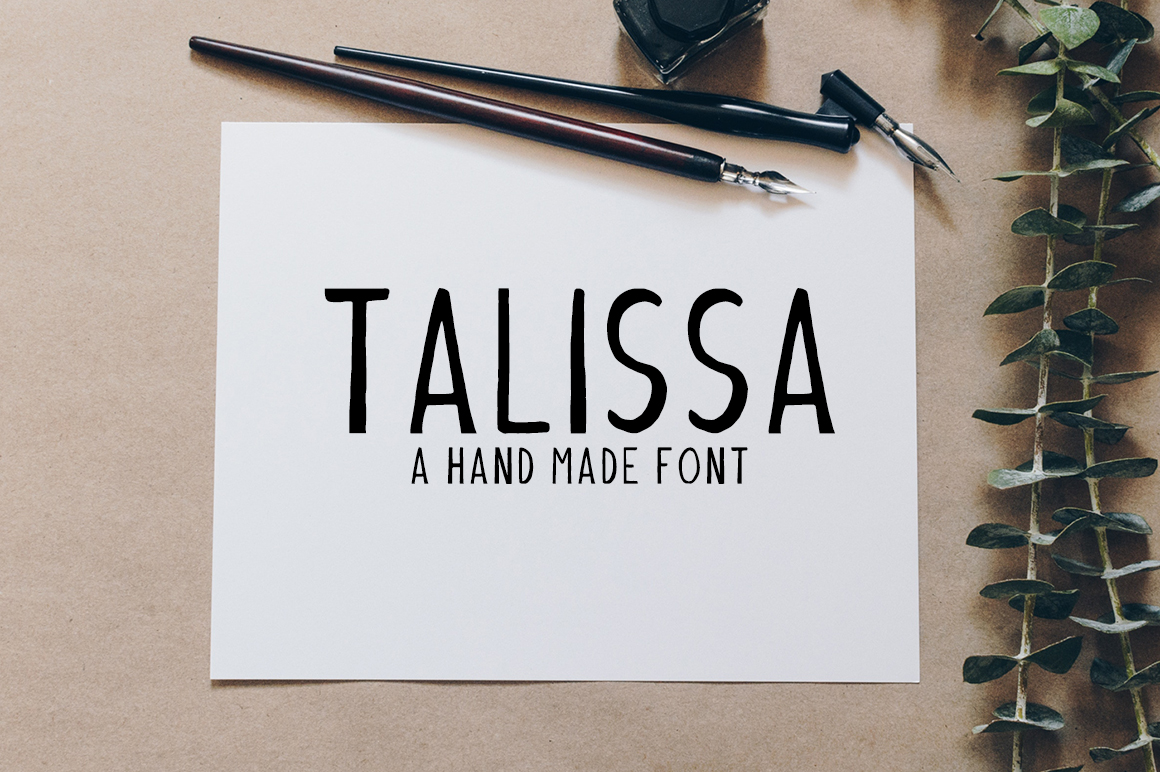 Talissa Font: Handmade Style for Editorial Design