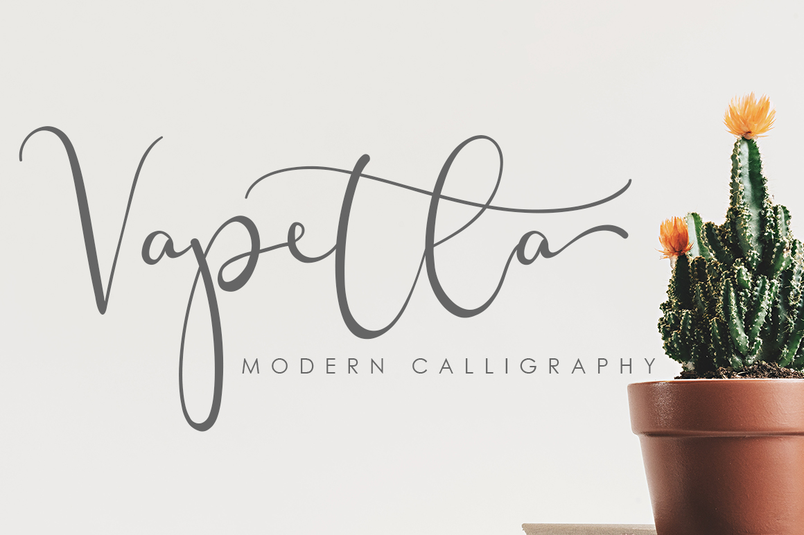 Vapetla Font: Modern Script for Digital Design