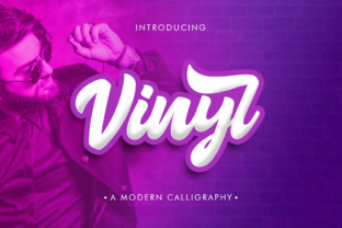 Vinyl Font: A Bold Script for Modern Branding