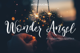 Wonder Angel Font: Organic Script for Handmade Labels