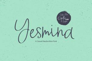 Yesmina Font: Modern Script Typography for Web Design